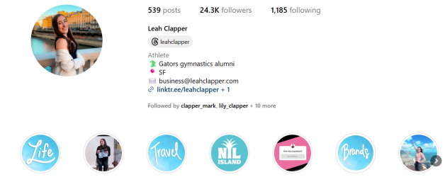 Follow Leah on Instagram and Social Media